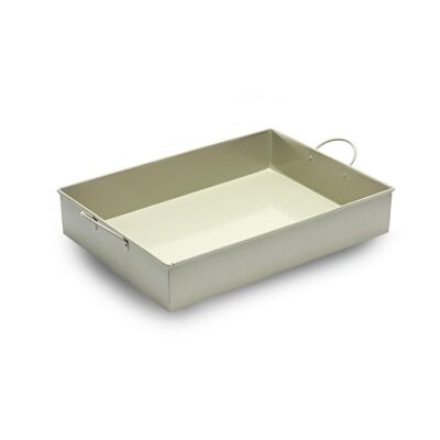 MT042 - French grey shallow metal tray