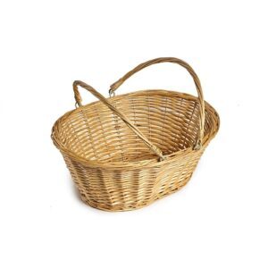 SB016 Shopping Basket with Folding Handles - Light