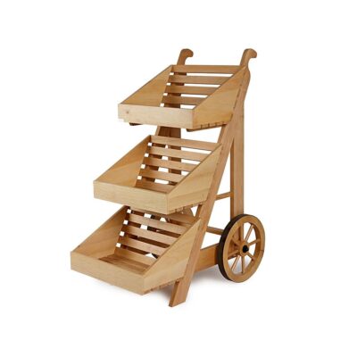 SP095 - 3 tier wooden display cart