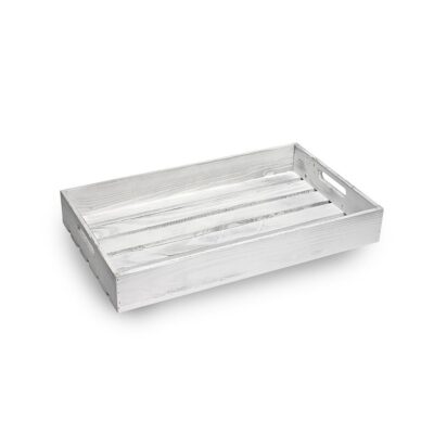 SP261 - Medium white wooden display tray