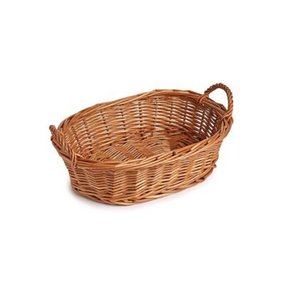 TR110 - Oval Wicker Basket with Handles