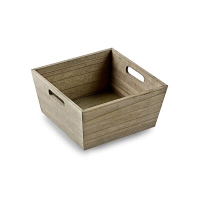 TR240 - Deep Square Wooden Tray