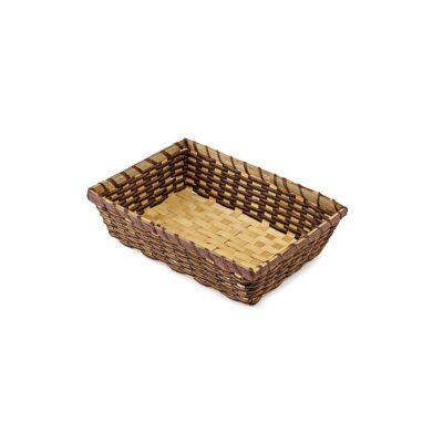 TR245 Dark bamboo/rope tray