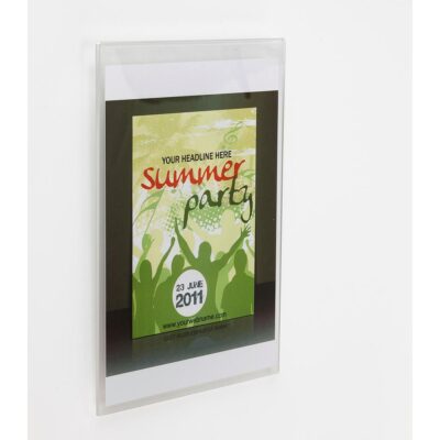 PS8020 - Wall Mounting Poster Holder: 1/3 A4 Port