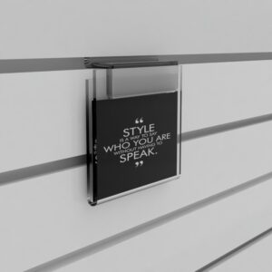 Slatwall Leaflet Dispensers