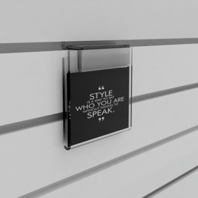 Slatwall Leaflet Dispensers