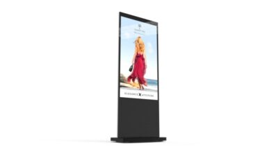 Freestanding Digital Poster