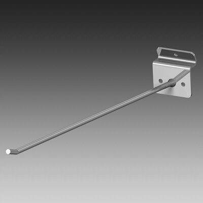 MH102 - 200mm Chrome Slatwall Hook