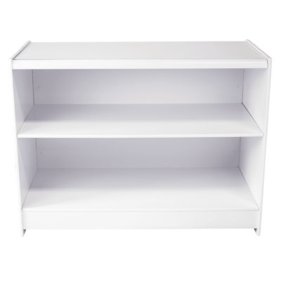 R1501 and R1503 - Sales Shop Counter - White - rear view