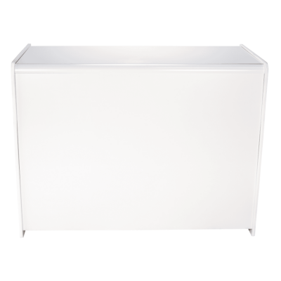 R1501 and R1503 - Sales Shop Counter - White - front view