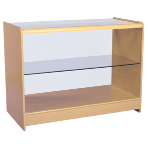 R1514 R1516 Glass Showcase Display Counter - Maple