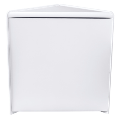 RE1521-White Solid Corner Unit - Front View