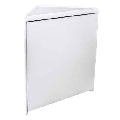 RE1521-White Solid Corner Unit - Side View