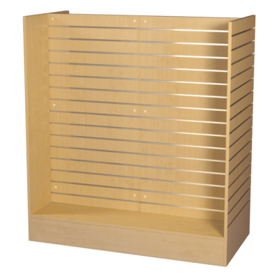 R1526 Maple Slatwall Display Unit