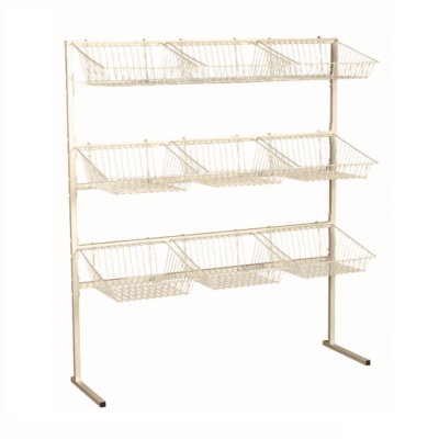 R1623 - 3 Tier Display Stand - 9 Basket Unit