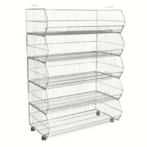 R1629 - 5 Tier Stacking Basket Set - 1000mm