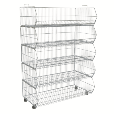 R1629 - 5 Tier Stacking Basket Set - 1000mm