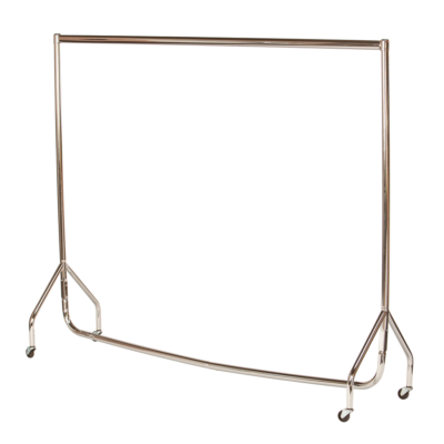 R1 Chrome Clothes Rail - Chrome Garment Rail