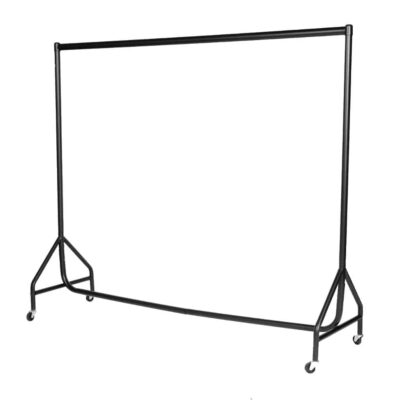 R2 Reinforced Clothes Rail - Garment Rail - Black