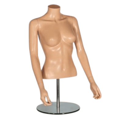 R371 Female Torso With Arms Fleshtone