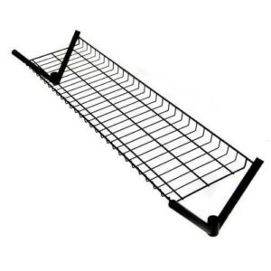 Top Shelf to suit Heavy Duty Clothes Rail - Garment Rail - Dress Rail - Hanging Rail - 4ft Black