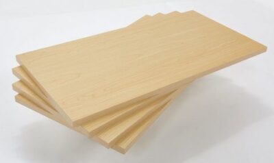 R556A-PK04 - Melamine Faced Timber Boards - Maple Finish - 600mm x 300mm / 24" x 12" - Pack of 4