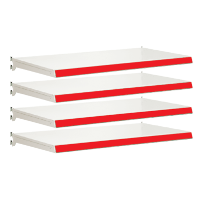 Pack of 4 complete shelves for Evolve S50i - Jura & Red