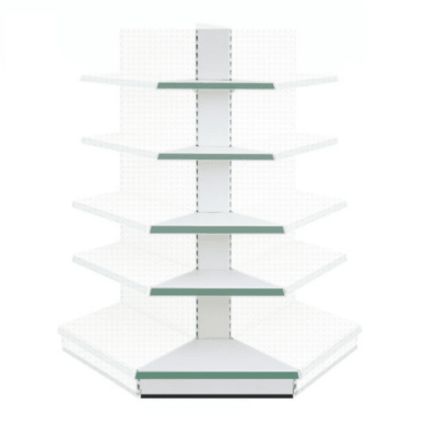 External Corner General Shelving Display Retail Shops and Newsagents