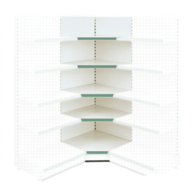 Internal Corner General Shelving Display Retail Shops and Newsagents