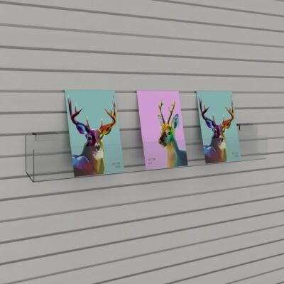 Compact Card Display for Slatwall