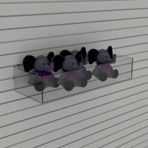 SL1510 Slatwall Acrylic Tray