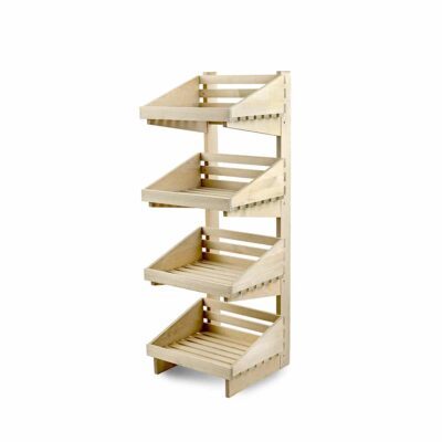 SP247 Rustic 4 tier Display Stand