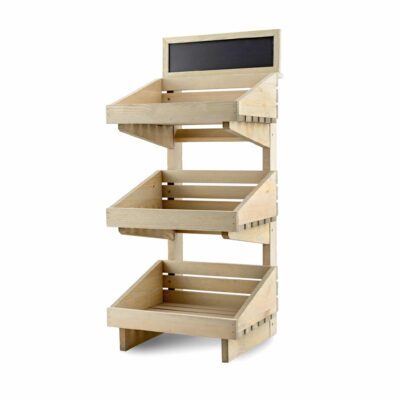 SP252 - 3 tier Counter Top Display Stand - with optional blackboard