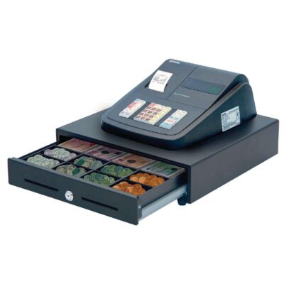 Sam4s ER180UL Cash Register with Open Drawer