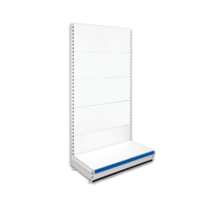 Single Sided Retail Shop Shelving - Jura & Blue