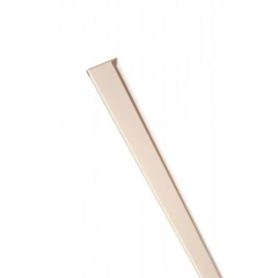 U Section Slatwall Edge - Cream