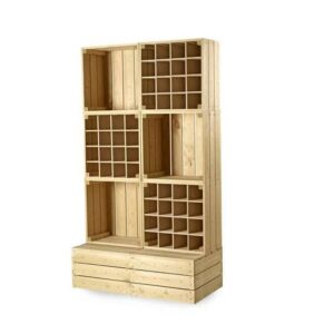 CrateWall Double Wine Wall Display