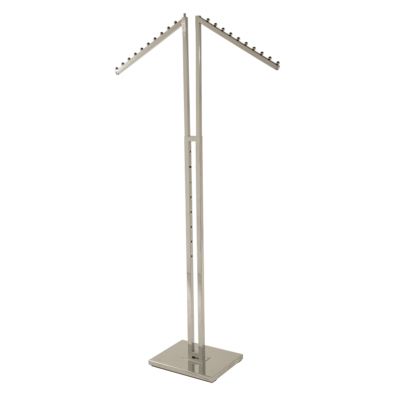 R117 - Adjustable 2 Sloping Arm Merchandising Rail