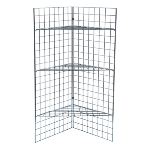 5ft Gridwall Display with Shelves