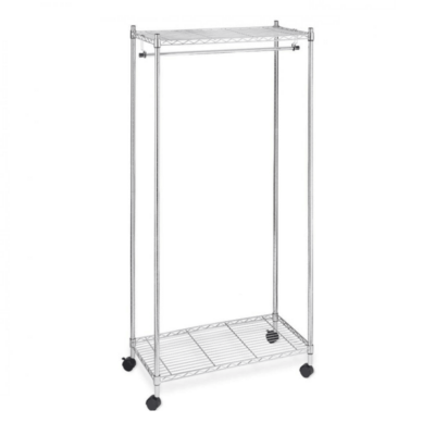 Chrome Wire Shelving Garment Rail