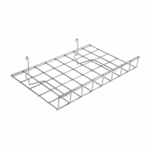 R431 Gridwall Straight Shelf with Lip