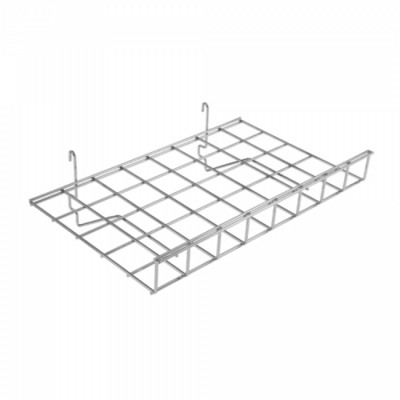 R431 Gridwall Straight Shelf with Lip