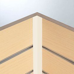 L Section Slatwall Edge Image Cream