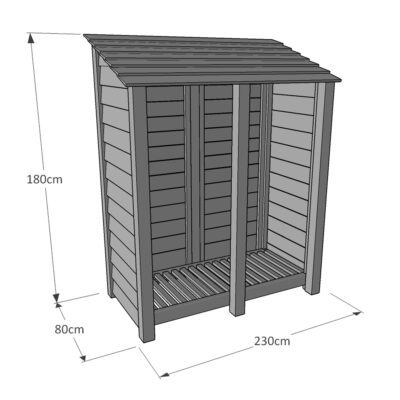 Normanton 6ft Tool Store Dimensions