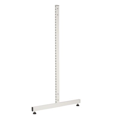 R2331W R2332W Twin Slot Gondola T Legs - White