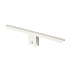 R2337W Twin Slot Gondola Top Shelf Support - White