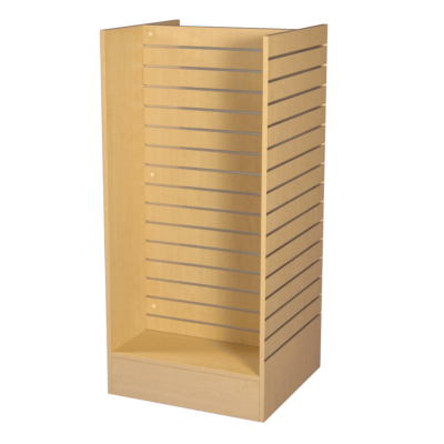 R1524 Slatwall Gondola Display Unit – Maple