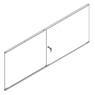 R1539 R1540 R1541 R1542 Sliding Door Pack for Self Assemble Shop Counters