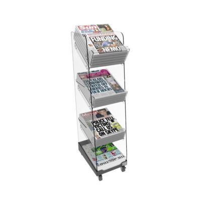 Bartuf B001674 Flexi-News Single Tower Newspaper Display