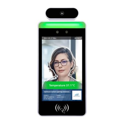 Facial Recognition Thermometer Display - White Background Image (1)